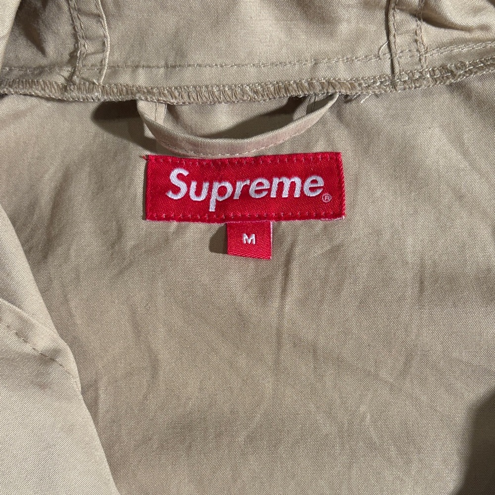Supreme Beige Hooded Windbreaker - Picture 3 of 6